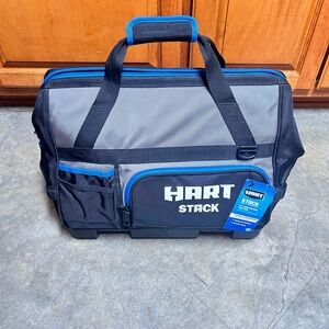 Hart Stack Black and Blue Tool Organizer Tote Bag w Shoulder Strap